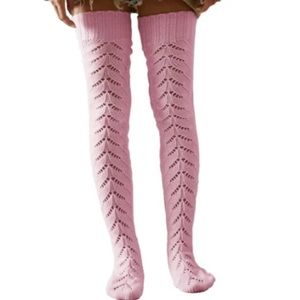 Over the knee knitted soft socks